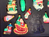 2005 Macys Holiday Lane Glass Ornament Boxed Set - 39 Ornaments