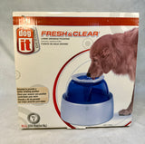 Dog It Fresh & Clear Large Pet Drinking Fountain - Brand New!
