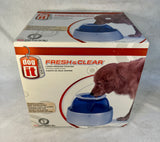 Dog It Fresh & Clear Large Pet Drinking Fountain - Brand New!