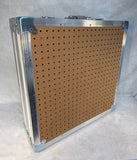 Road Cases Portable Pegboard Table Top Display Case 24x24