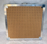 Road Cases Portable Pegboard Table Top Display Case 24x24