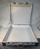 Road Cases Portable Pegboard Table Top Display Case 24x24