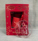 Waterford Nativity 3 Wise Men 2017 Glass Ornament - Like New!