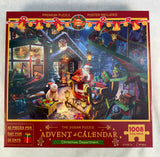 1008 Piece Christmas Advent Calendar Puzzle w/Poster