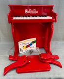 Schoenhut 25-Key Kid's Elite Spinet Upright Piano with Stool, Red - Brand New!