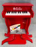 Schoenhut 25-Key Kid's Elite Spinet Upright Piano with Stool, Red - Brand New!