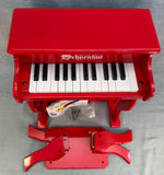 Schoenhut 25-Key Kid's Elite Spinet Upright Piano with Stool, Red - Brand New!