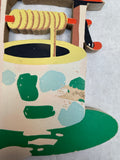 Vintage Nursery Rhymes 1950s Dolly Toy Wall Hangings - Lot of 6