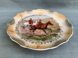 Vintage Luechtenburg 10" Porcelain Hunt Plate