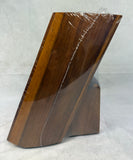 Brodark 13-Slot Acacia Wood Knife Block w/Sharpeners - Brand New!