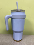 Reduce 40 oz. Baby Blue Travel Mug - Like New!
