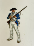 Vintage Syracuse China Colonial Revolutionary Soldier Ashtray