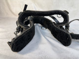 Black Leather Guide Dog Padded Harness