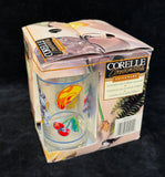 Corelle Coordinates Fruit Basket 16 oz. Glasses Drinkware - Lot of 4