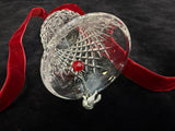 Waterford 4" Crystal Bell Turtle Dove 12 Days of Christmas Collection