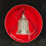 Waterford 4" Crystal Bell Turtle Dove 12 Days of Christmas Collection