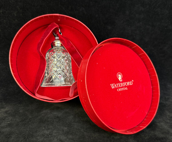 Waterford 4" Crystal Bell Turtle Dove 12 Days of Christmas Collection