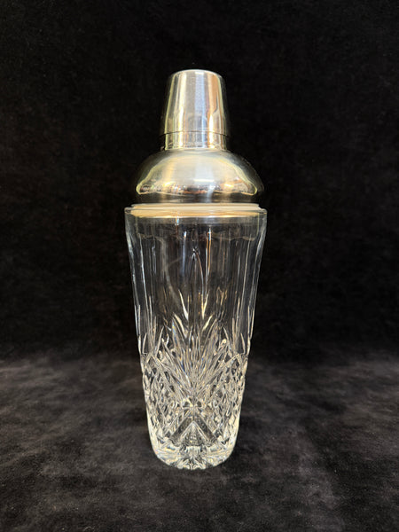 Cut Glass Cocktail Shaker