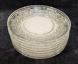 Princess House Fantasia Poinsetta 6" Bread Plates - Lot of 8