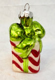 Christopher Radko 25th Anniversary Santa & Present Glass Ornaments