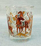 Cera Highball Glases St. Hubert Patron Saint of Hunters - Set of 6