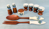 Vintage Florida Continental Table Set - 9 Piece Set, Japan
