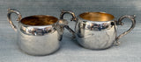 Wm. A. Rogers Silver Plate Cream and Sugar Set