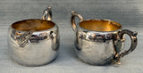 Wm. A. Rogers Silver Plate Cream and Sugar Set