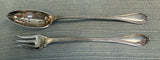Towle Old Newbury 1900 Sterling Olive Fork & Pierced Spoon
