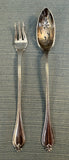 Towle Old Newbury 1900 Sterling Olive Fork & Pierced Spoon