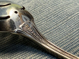 Towle Old Newbury 1900 Sterling Olive Fork & Pierced Spoon