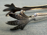 Talon Claw 6" Silver Plate Tongs
