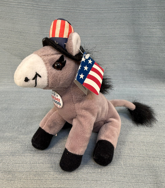 Demi the Democratic Donkey for President Plus Toy