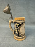 Pair of German Steins