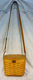1999 Longaberger Basket Purse with Shoulder Strap & Fabric-covered Plastic Liner