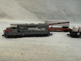 Southern Pacific N Scale Model Train Set - 7 Cars