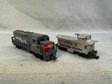 Southern Pacific N Scale Model Train Set - 7 Cars