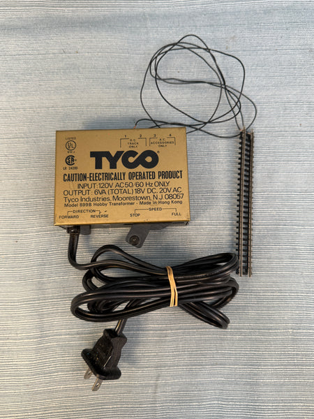 Tyco Model 899B Hobby Transformer, Untested