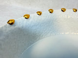Vietri Italy Palladio Gold Oval Serving Bowls - Lot of 2