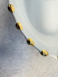 Vietri Italy Palladio Gold Oval Serving Bowls - Lot of 2