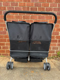 LPOTIUS Double Pet Foldable Stroller