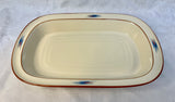 Noritake Stoneware Raindance 14" Casserole Baking Dish