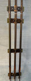 Model Railroad Metal 3 Rail O Gauge Train Track - Lot of 24 Sections