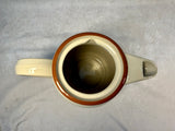 Noritake Stoneware Raindance Coffee Pot & Cream Pitcher