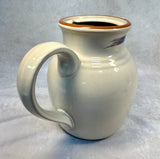Noritake Stoneware Raindance Coffee Pot & Cream Pitcher