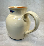 Noritake Stoneware Raindance Coffee Pot & Cream Pitcher