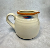 Noritake Stoneware Raindance Coffee Pot & Cream Pitcher