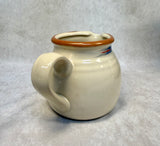 Noritake Stoneware Raindance Coffee Pot & Cream Pitcher