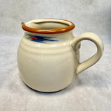 Noritake Stoneware Raindance Coffee Pot & Cream Pitcher