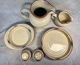 Noritake Stoneware Raindance Serving Pieces - Lot of 6